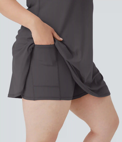 SoftlyZero™ Plush Active Plus Size Dress-Longer Length-Easy Peezy Edition