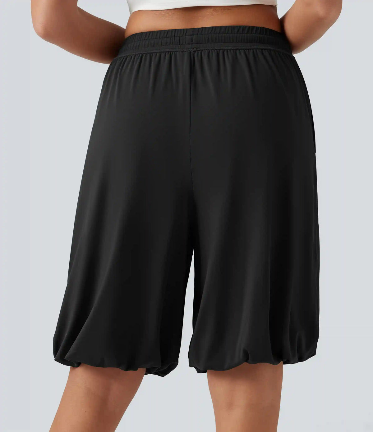 SoftlyZero™Low Rise Drawstring Dance Balloon Shorts with Pockets