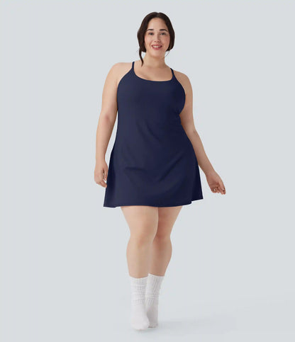 SoftlyZero™ Plush Active Plus Size Dress-Longer Length-Easy Peezy Edition