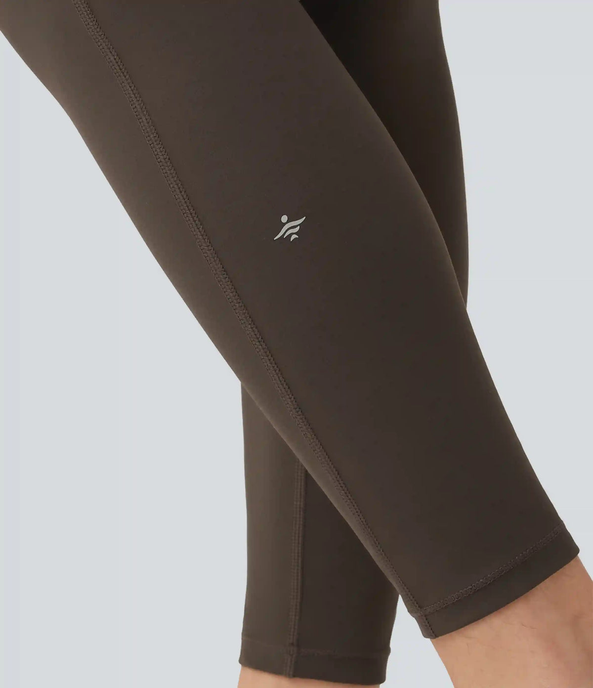 Halara UltraSculpt™ High Waisted Tummy Control Stretchy PU Yoga Leggings with Pockets