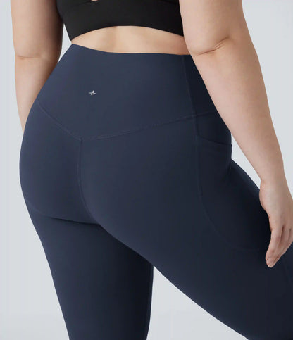 Halara UltraSculpt™ High Waisted Tummy Control Pocket Shaping Yoga Bootcut Plus Size Leggings