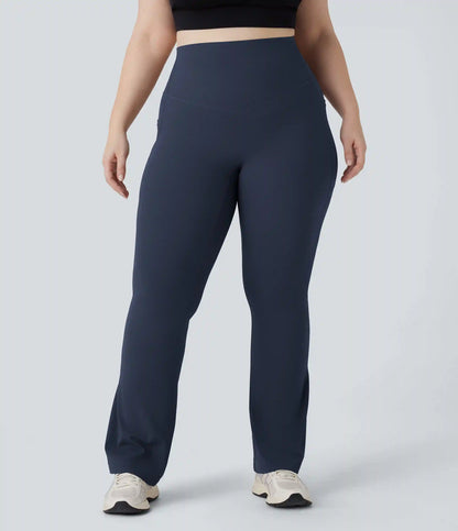 Halara UltraSculpt™ High Waisted Tummy Control Pocket Shaping Yoga Bootcut Plus Size Leggings