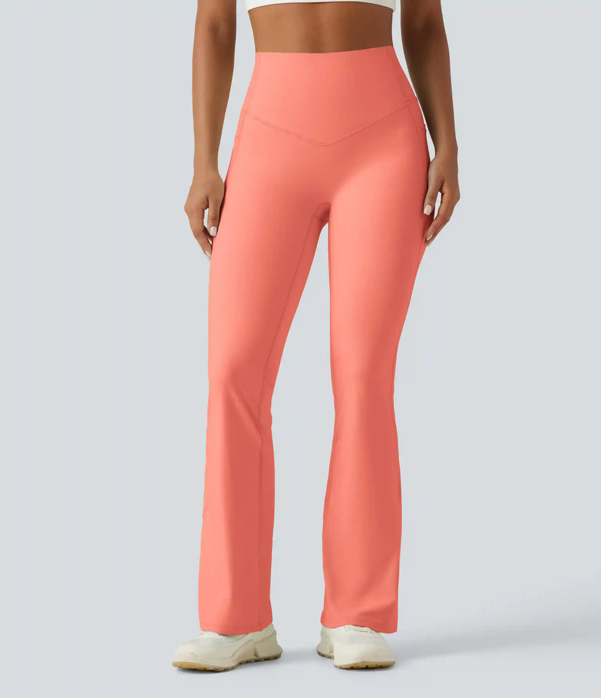Halara UltraSculpt™ High Waisted Tummy Control Shaping Yoga Bootcut Leggings with Pockets