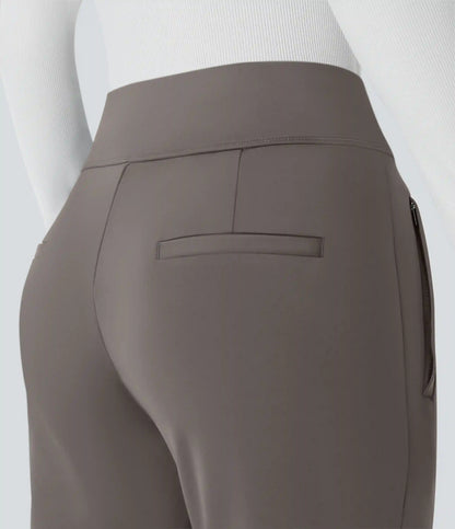 Halara Flex™ DayStretch Mid Rise Side Zipper Pocket Work Flare Pants