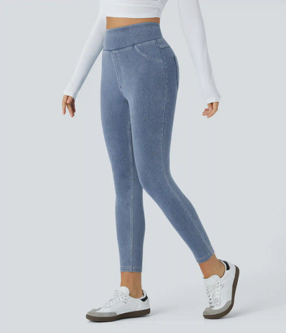 Halara Flex™ High Waisted Pocket Denim Casual Leggings