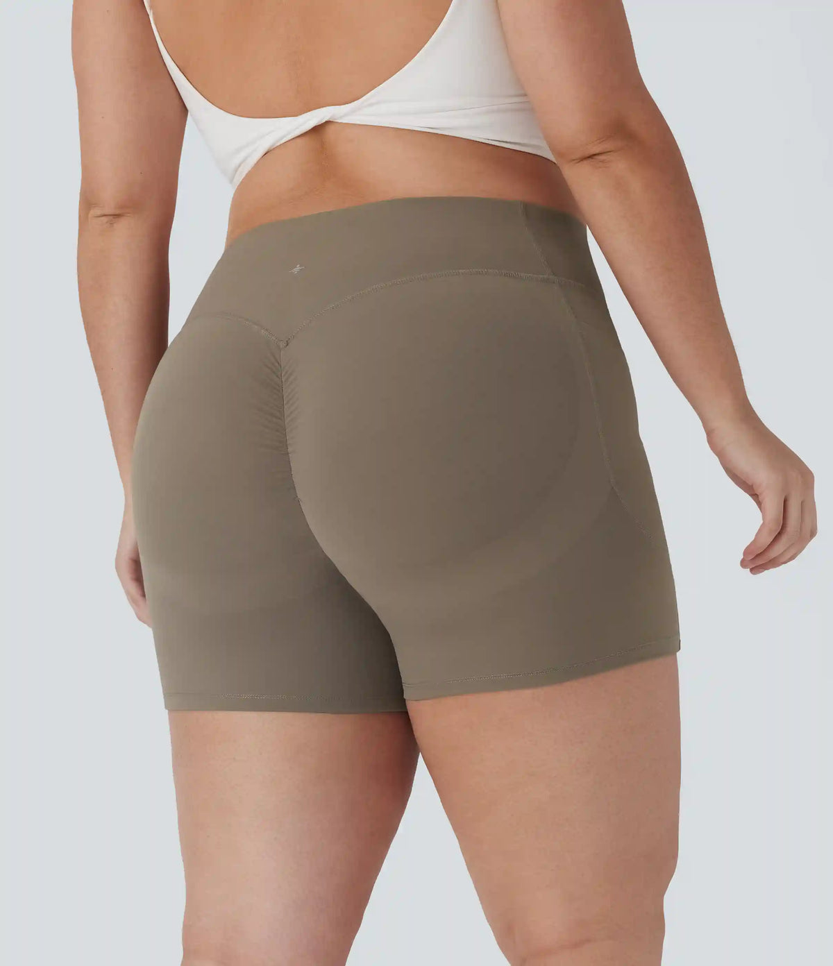 Plus Size Halara UltraSculpt™ High Waisted Scrunch Butt Lifting Tummy Control Shaping Training Biker Shorts 5'' with Pockets