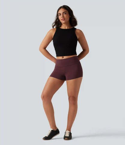 Patitoff™ Flow Pet Hair Resistant Low Rise Skinny Casual Shorts 3"