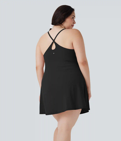 SoftlyZero™ Plush Active Plus Size Dress-Longer Length-Easy Peezy Edition