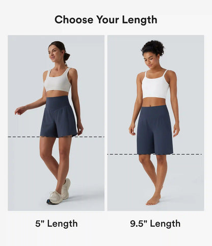 SoftlyZero™ Airy High Waisted Pockets InstantCool Yoga Shorts 5''