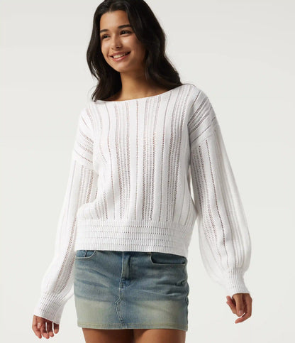 Round Neck Long Sleeve Casual Sweater
