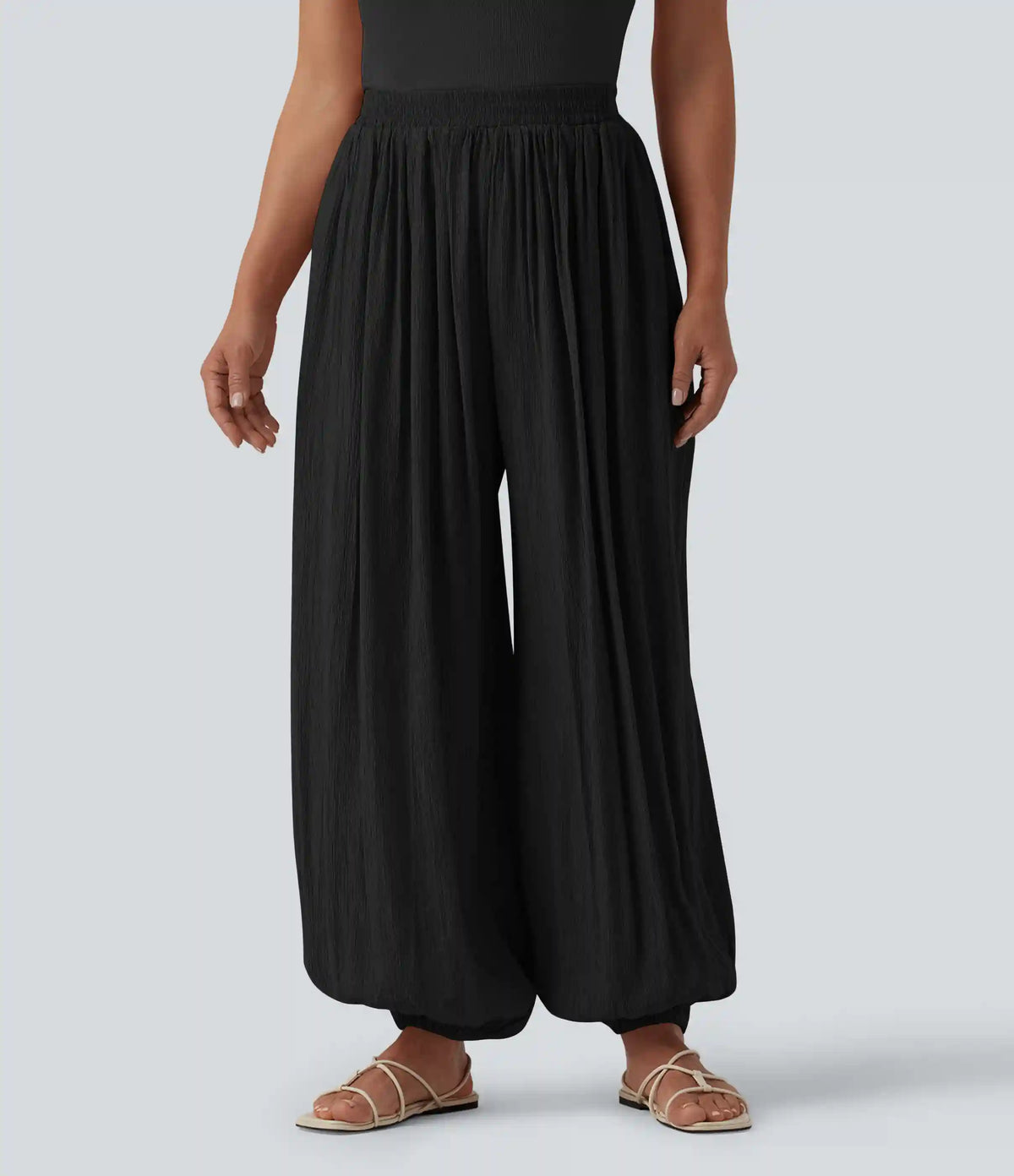 Mid Rise Baggy Joggers with Pockets