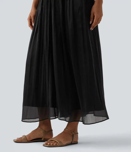 High Waisted Flowy Resort Baggy Pants