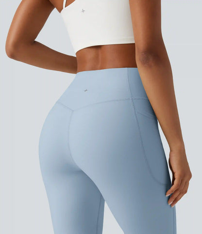 Halara UltraSculpt™ High Waisted Tummy Control Shaping Yoga Bootcut Leggings with Pockets