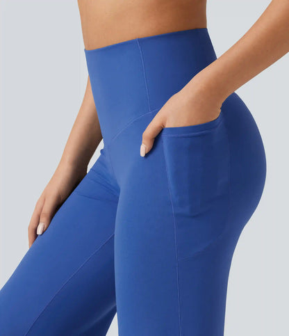 SoftlyZero™ High Waisted Tummy Control Dance Balloon Pants with Pockets
