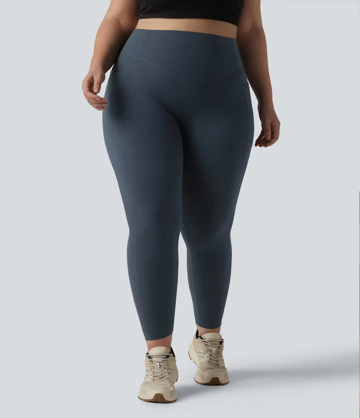 Halara UltraSculpt™ High Waisted Scrunch Butt Lifting Tummy Control Pocket Shaping Training Plus Size Leggings