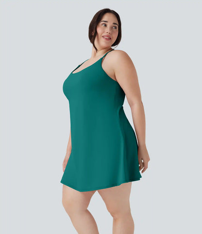 SoftlyZero™ Plush Active Plus Size Dress-Longer Length-Easy Peezy Edition