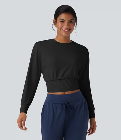 OneForm Seamless Flow Round Neck Long Sleeve Workout Sports Top