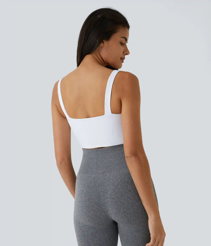 SoftlyZero™ Airy Low Support Cut Out InstantCool Low Support Yoga Sports Bra A-D Cups