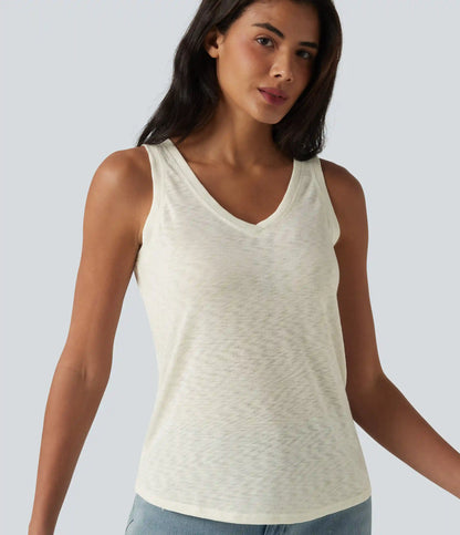 V Neck Casual Tank Top