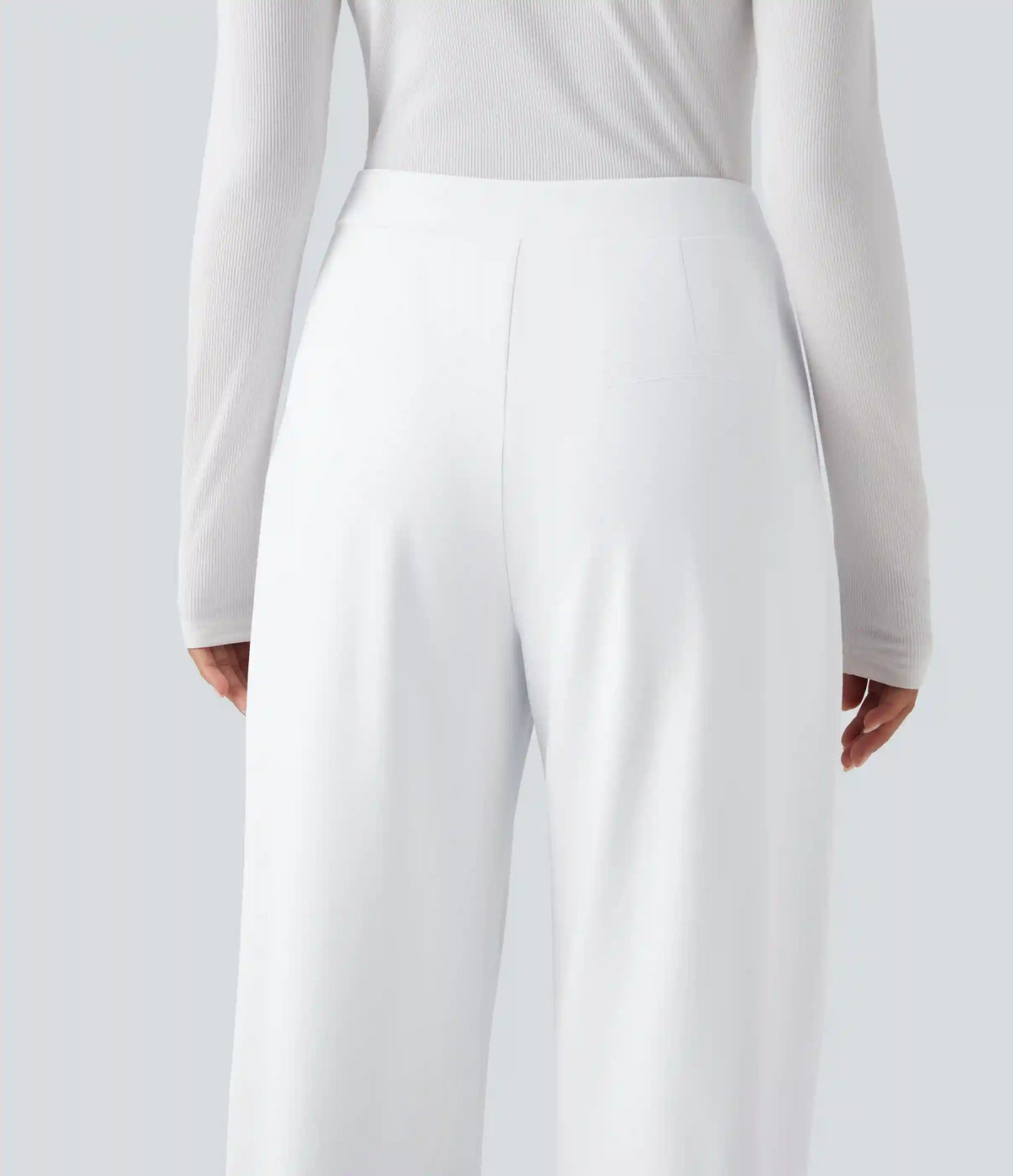 Halara Flex™ DayStretch Asymmetric Mid Rise Barrel Leg Work Pants with Pockets