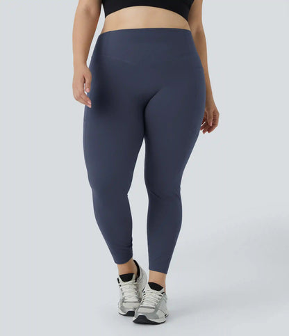 Halara UltraSculpt™ High Waisted Scrunch Butt Lifting Tummy Control Pocket Shaping Training Plus Size Leggings