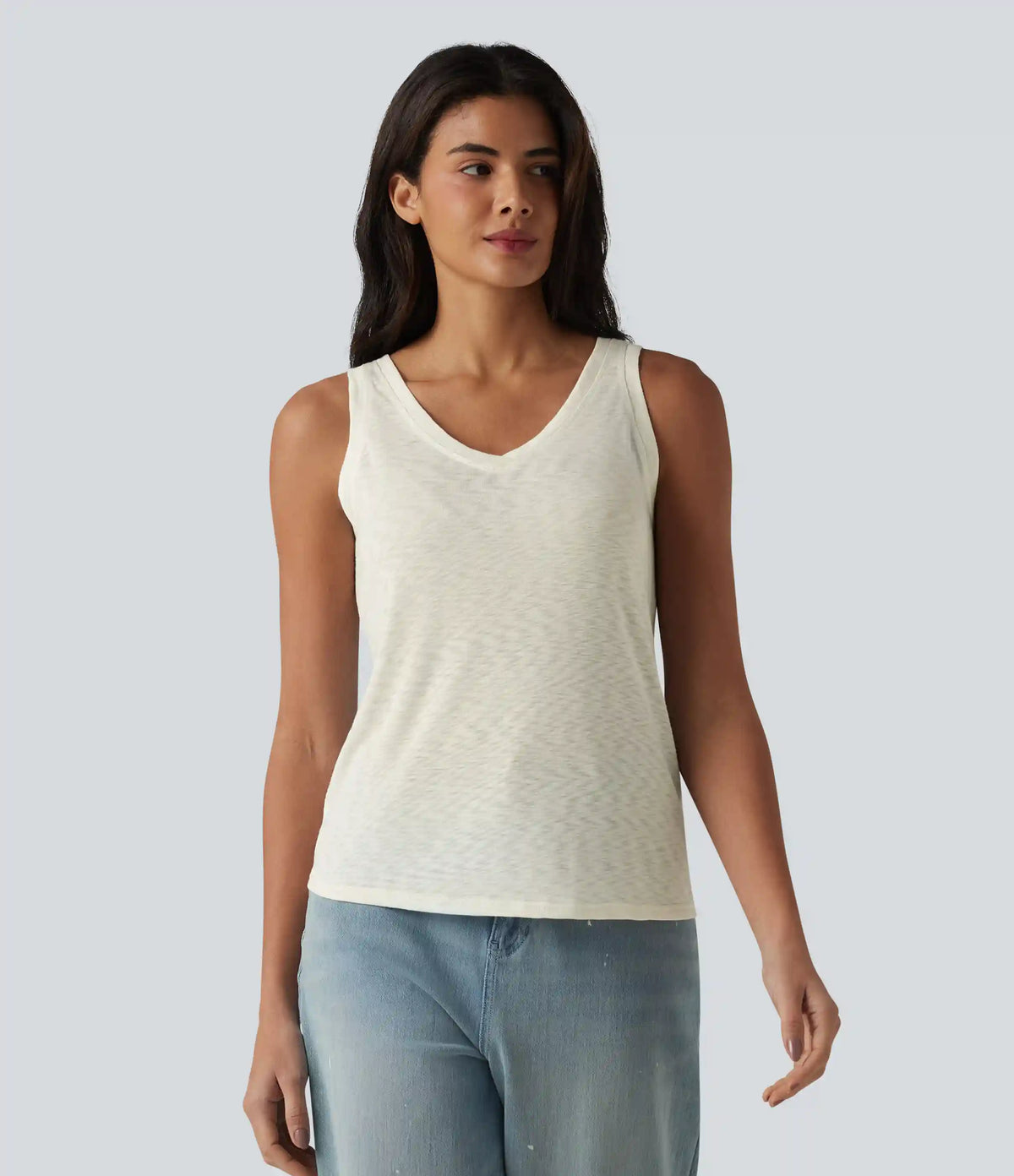 V Neck Casual Tank Top