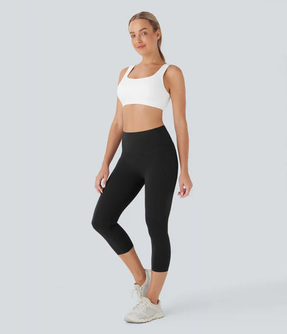 Halara UltraSculpt™ High Waisted Butt Lifting Tummy Control Pocket Shaping Capri Training Leggings