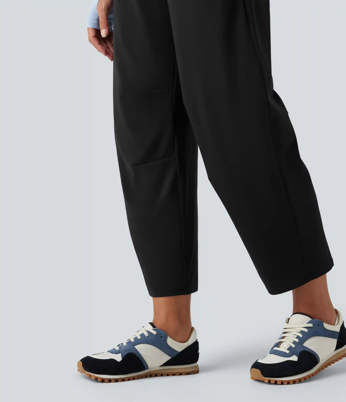 DayStretch High Waisted Barrel Leg Dance Pants with Pockets