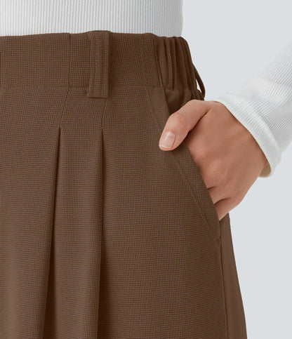 Halara Flex™ High Waisted Pocket Wide Leg Waffle Work Pants