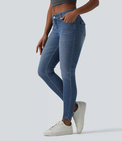 Halara Flex™ Low Rise Casual Skinny Jeans with Pockets