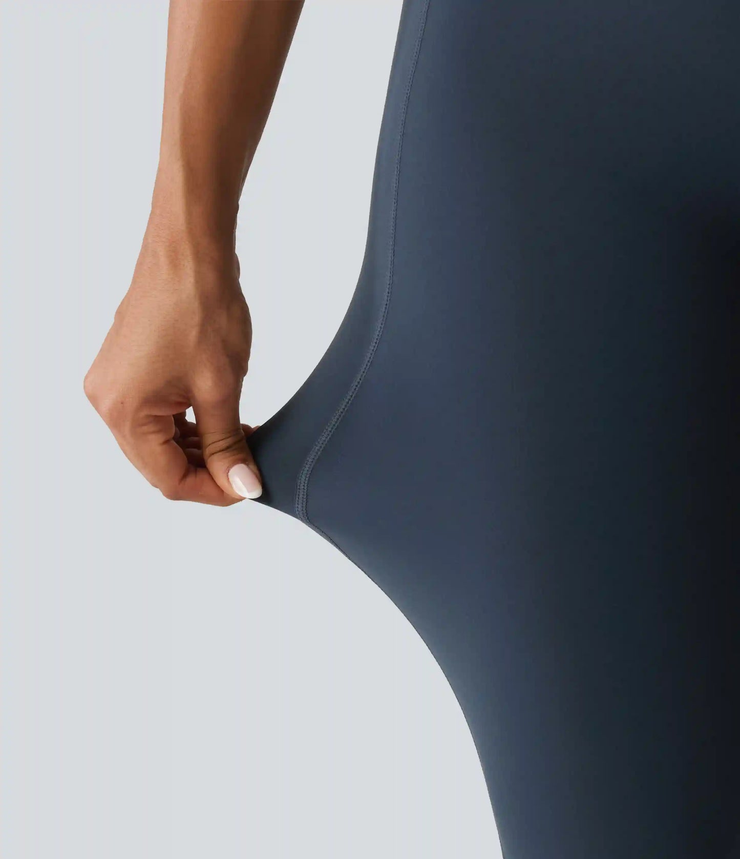 Halara UltraSculpt™ Mid Rise Contrast Lace Ruched Flare Yoga Leggings with Pockets