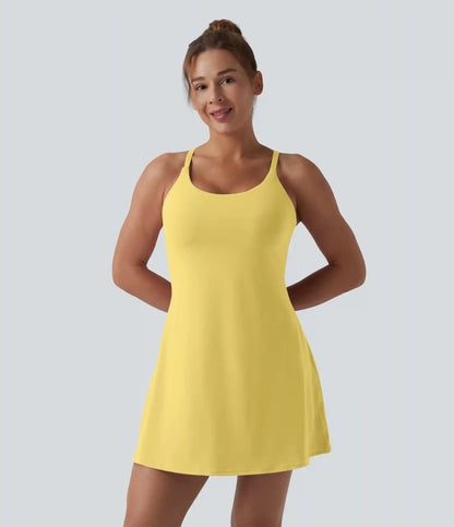 Softlyzero™ Plush Backless Active Dress-Easy Peezy Edition DD-F