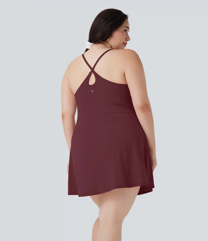 SoftlyZero™ Plush Active Plus Size Dress-Longer Length-Easy Peezy Edition