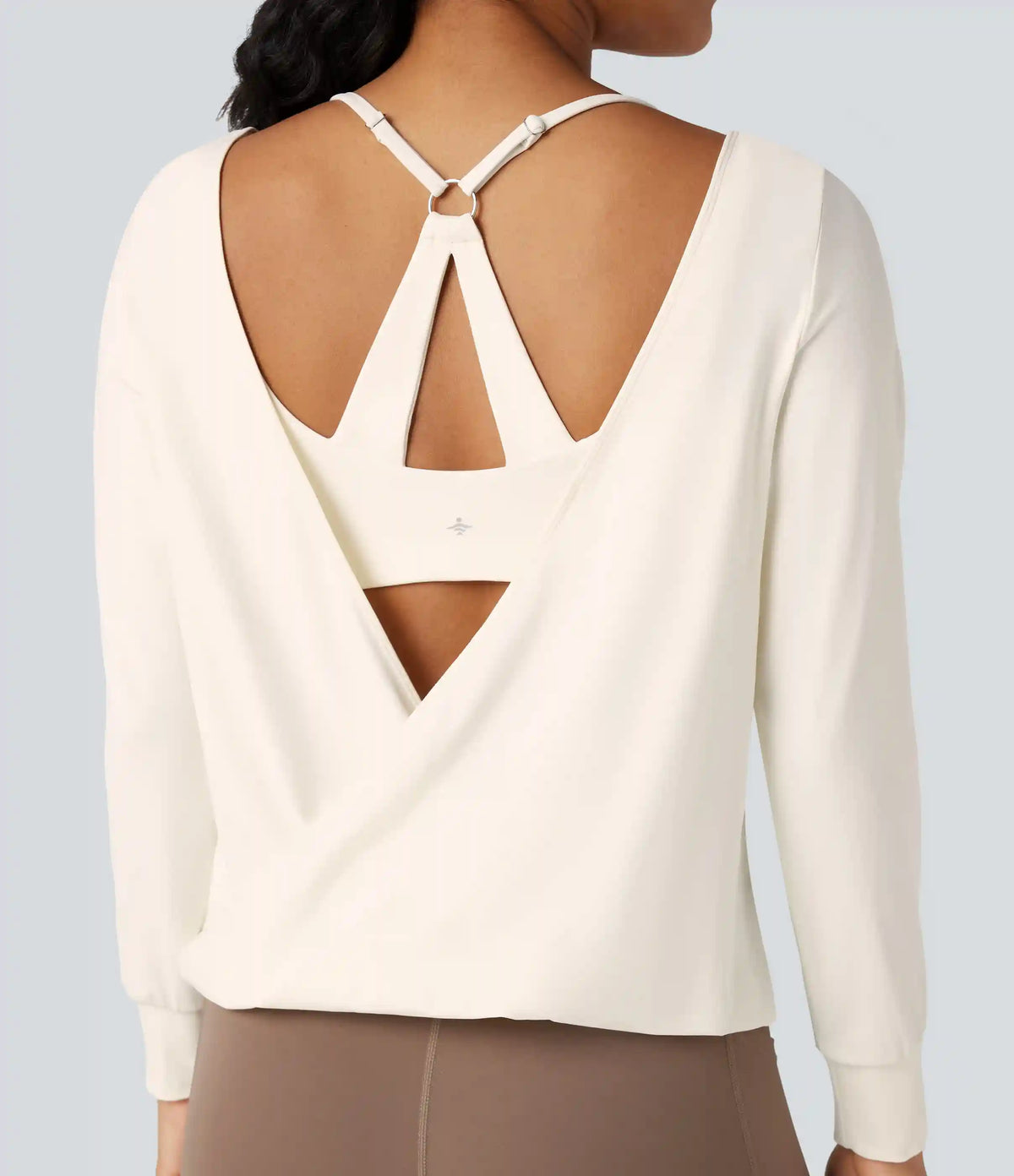 SoftlyZero™ Airy Cut-out Back 2-Piece Yoga Sports Top