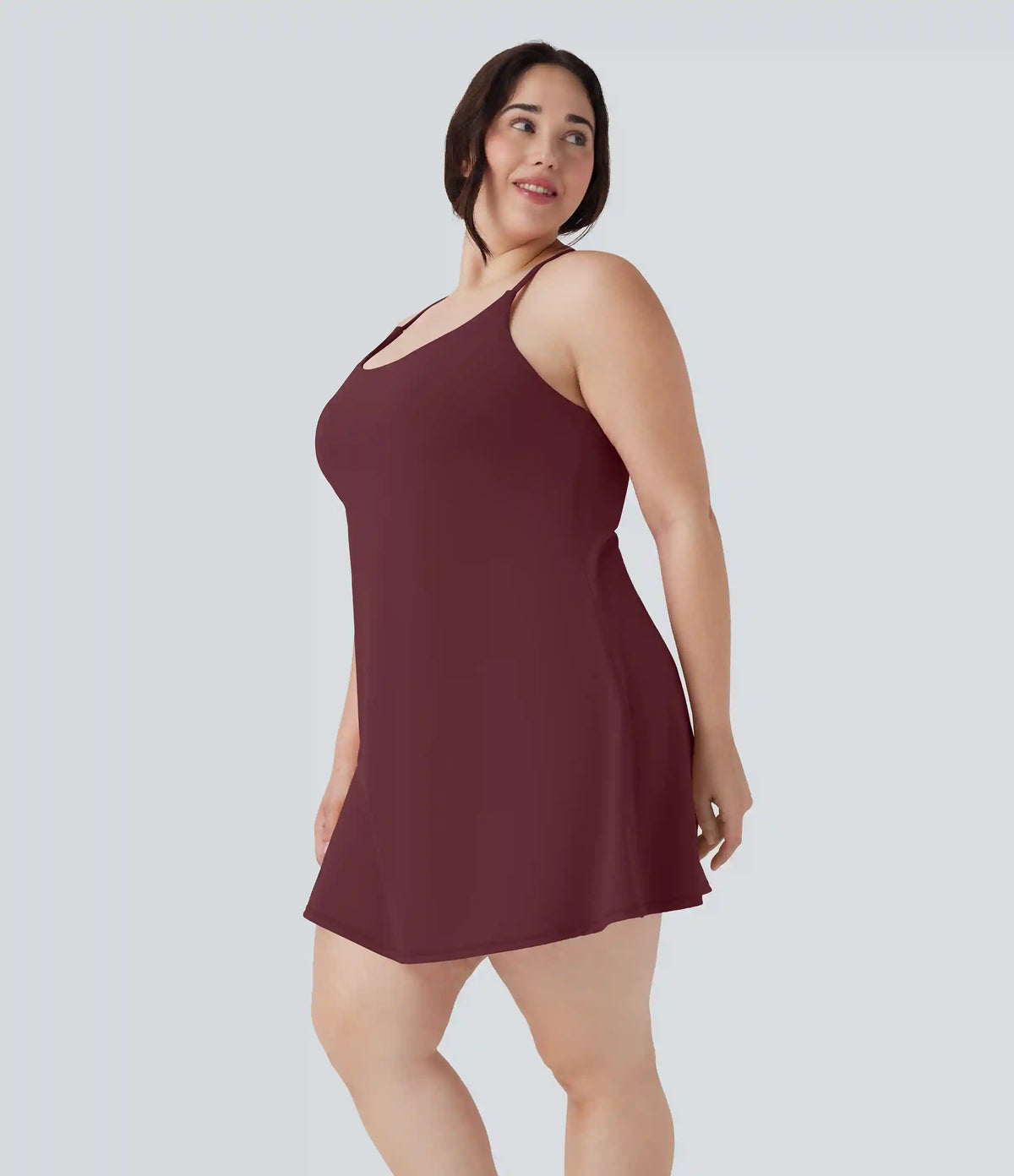 SoftlyZero™ Plush Active Plus Size Dress-Longer Length-Easy Peezy Edition