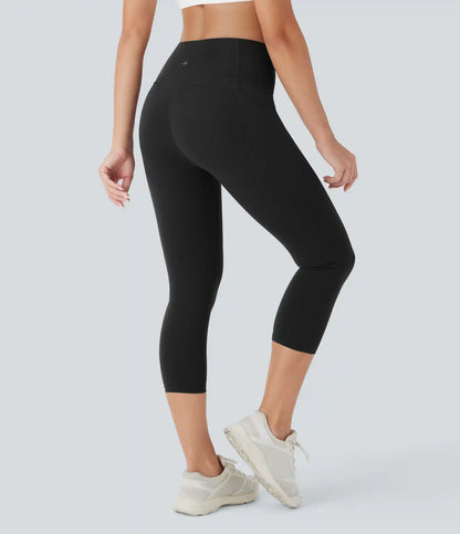 Halara UltraSculpt™ High Waisted Butt Lifting Tummy Control Pocket Shaping Capri Training Leggings
