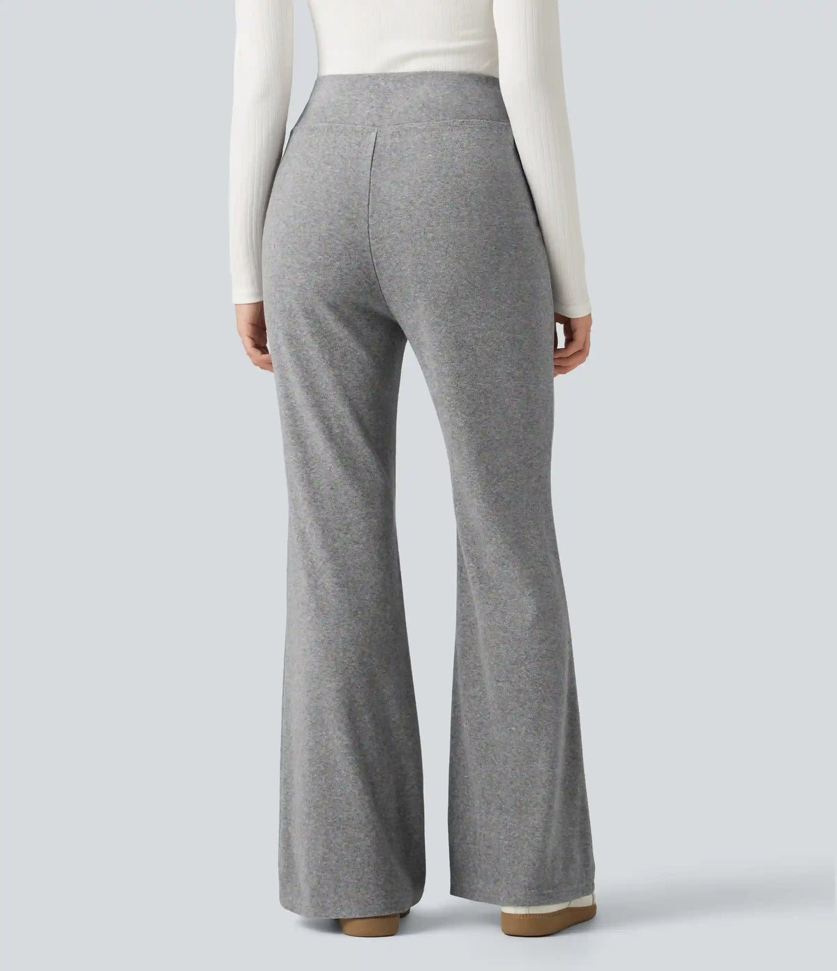 High Waisted Flare Casual Pants