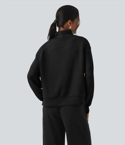 SpacerTek™ High Neck Long Sleeve Work Sweatshirt