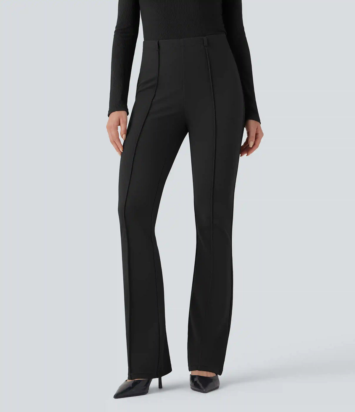 Halara Flex™ Mid Rise Tummy Control Work Bootcut Pants