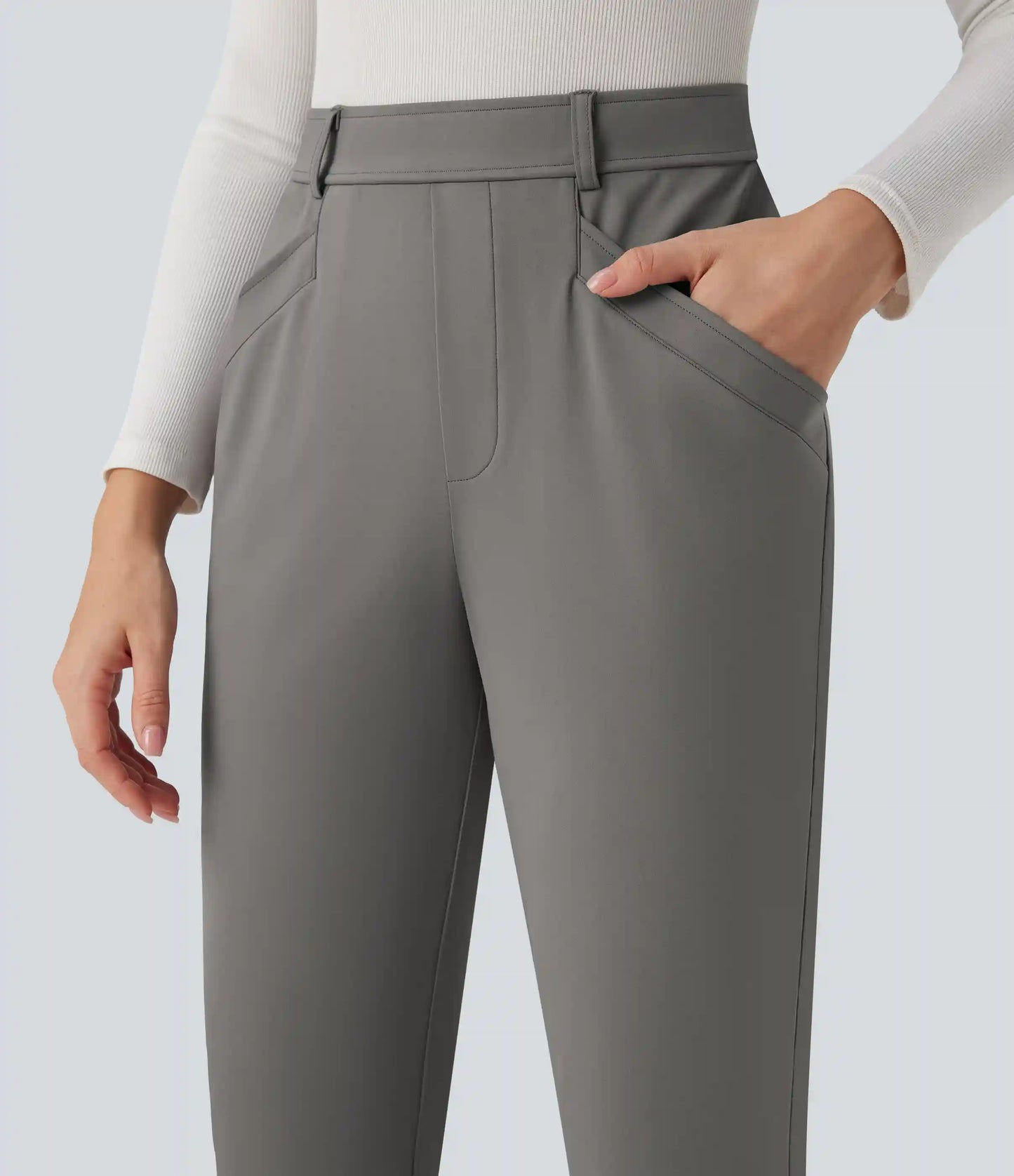 Halara Flex™ DayStretch High Waisted 7/8 Work Tapered Pants with Pockets