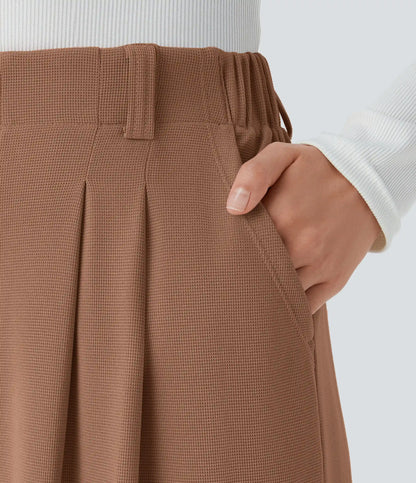 Halara Flex™ High Waisted Pocket Wide Leg Waffle Work Pants