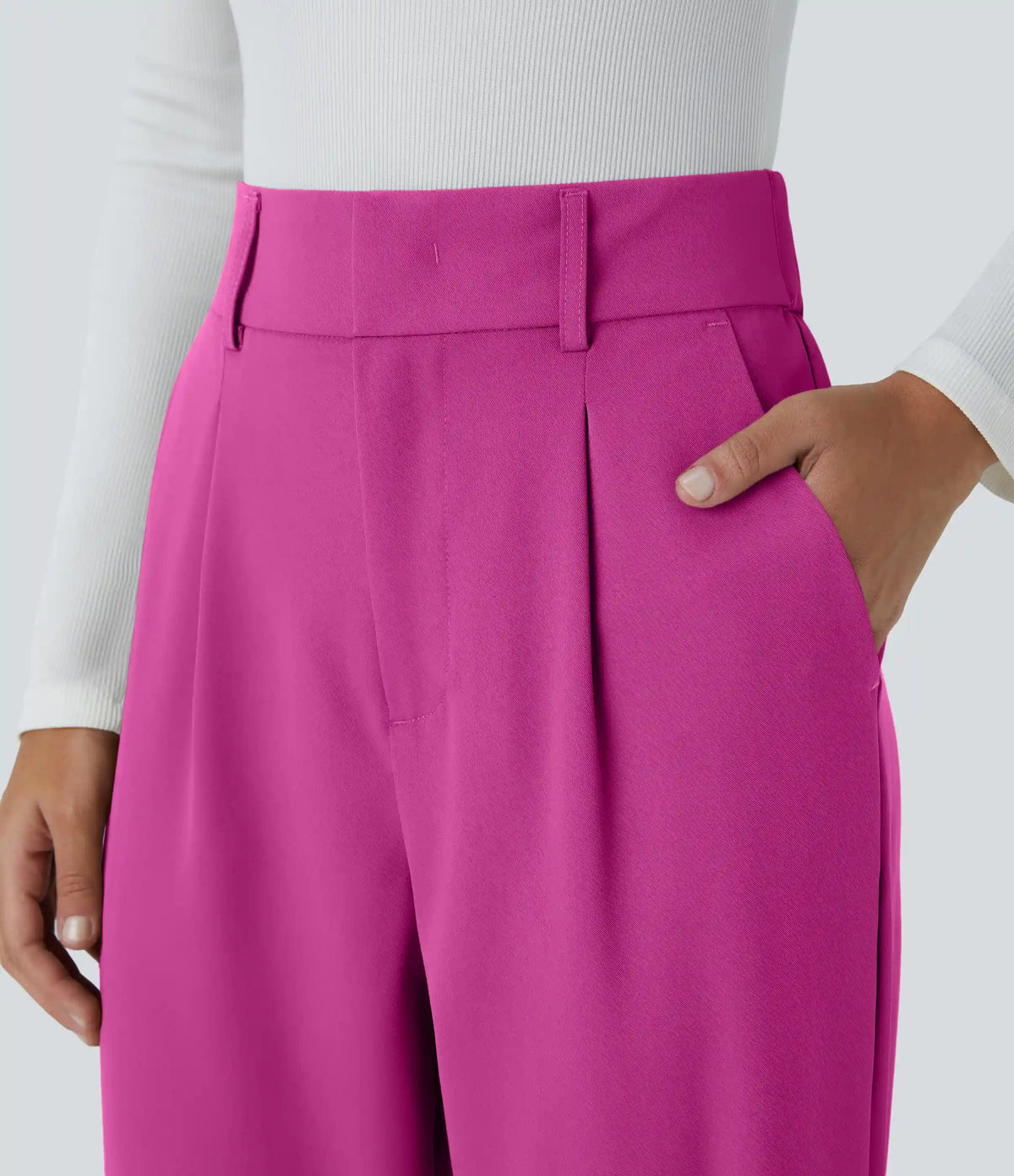 Halara Flex™ High Waisted Pocket Solid Work Tapered Pants
