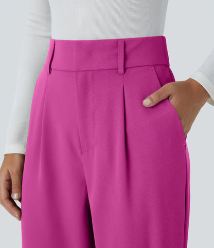 Halara Flex™ High Waisted Pocket Solid Work Tapered Pants