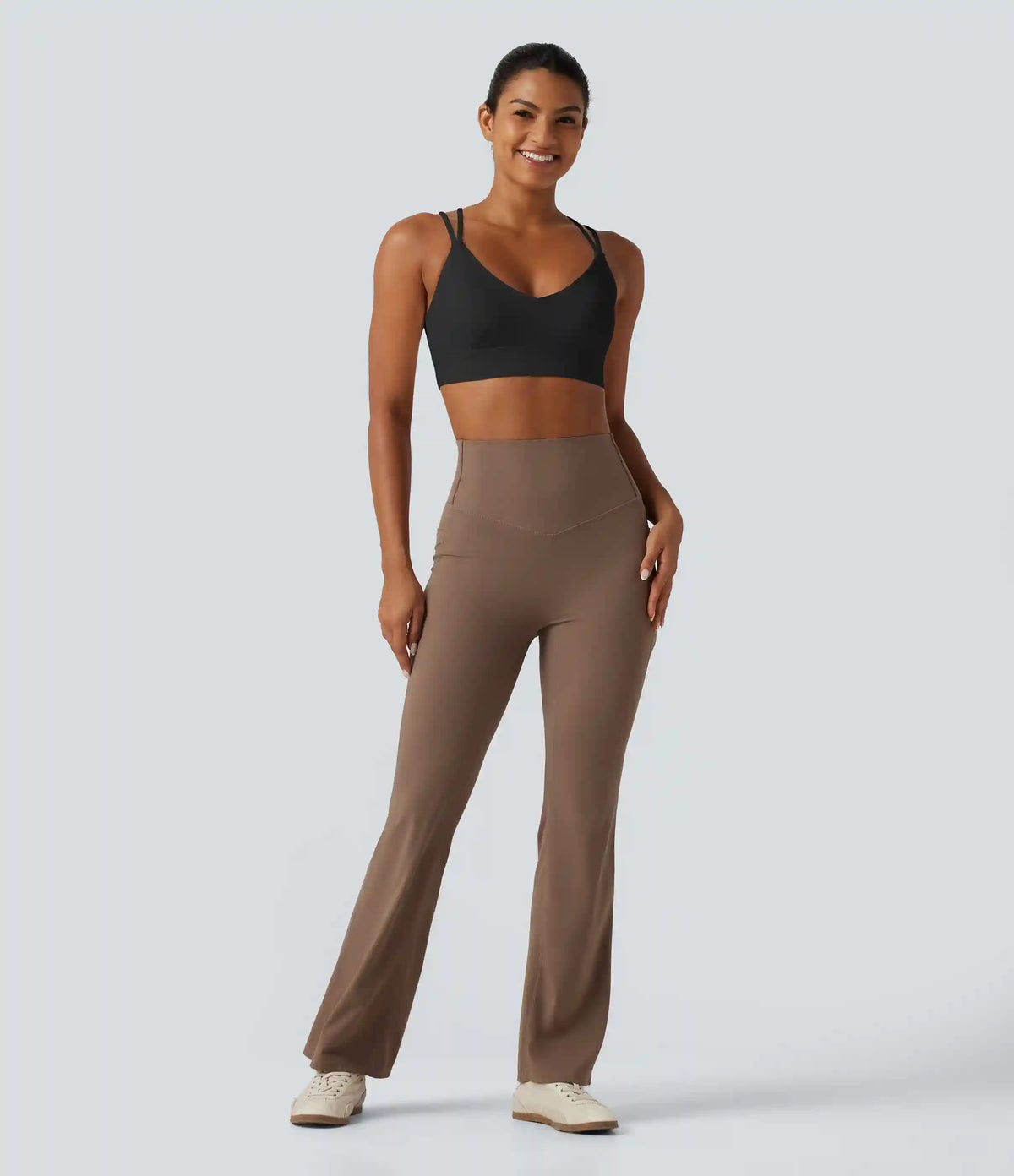 SoftlyZero™ Plush Low Support Built-in Bra Crisscross Yoga Sports Bra