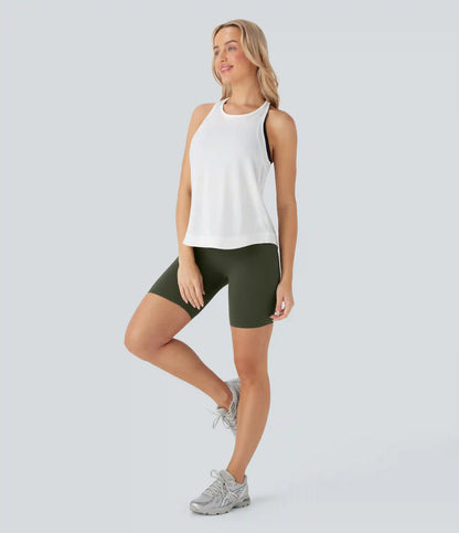 Halara UltraSculpt™ High Waisted Butt Lifting Tummy Control Pocket Shaping Training Biker Shorts 7''