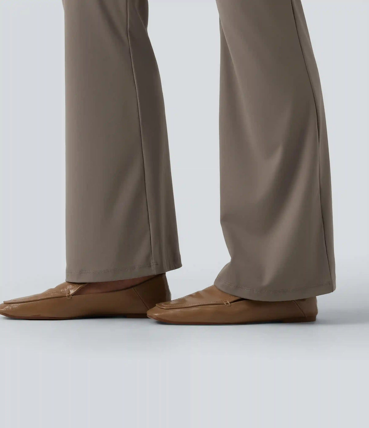 High Waisted Flare Work Pants
