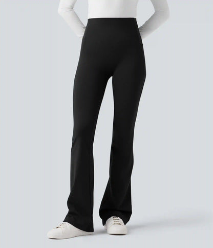 Patitoff™ 2.0 Pet Hair Resistant High Waisted Tummy Control Bootcut Casual Pants with Pockets