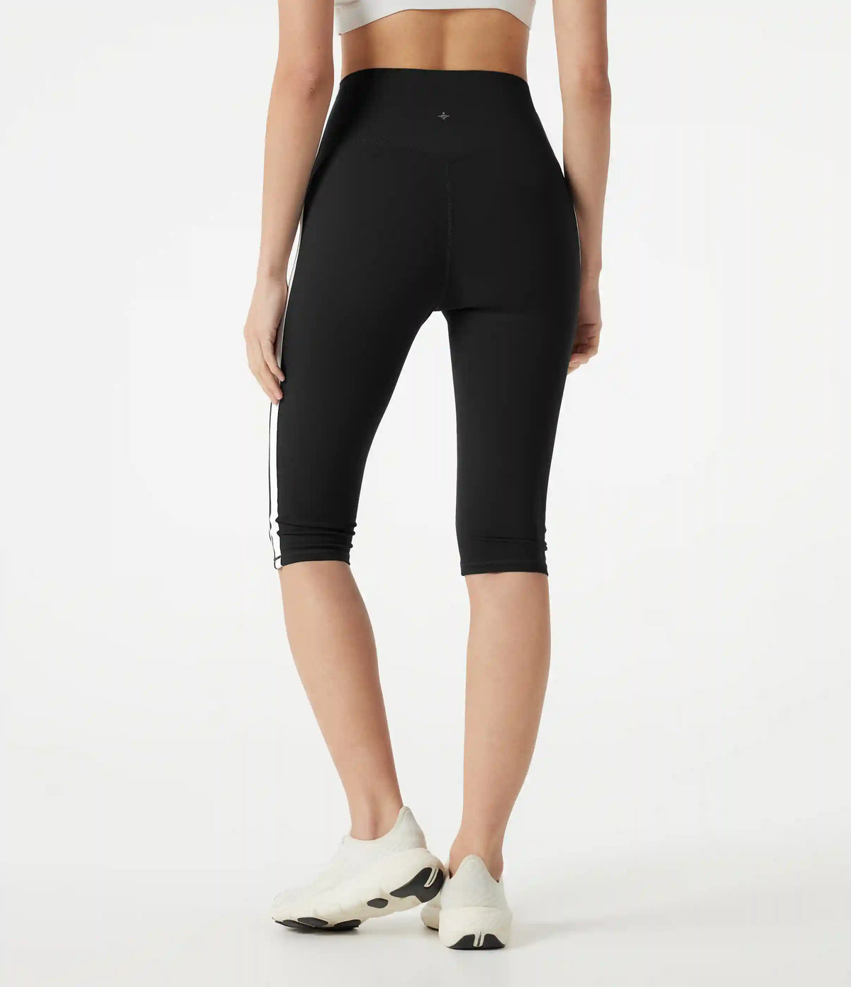 Halara UltraSculpt™ High Waisted Tummy Control Side Stripe Pedal Pusher Yoga Leggings
