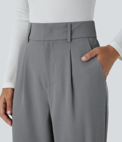 Halara Flex™ High Waisted Pocket Solid Work Tapered Pants