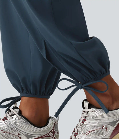 Halara UltraSculpt™ High Waisted Lace Up Yoga Joggers with Pockets
